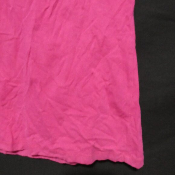 SEDUCTIONS | medium | Solid Pink Short Sleeve Round Neck Shirt - Picture 7 of 12